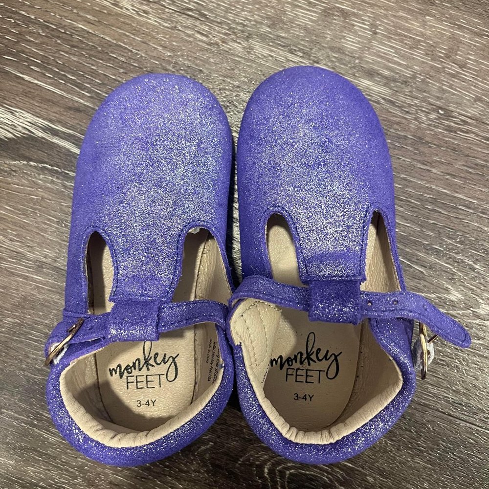 Purple Monkey Feet Girls Shoes
